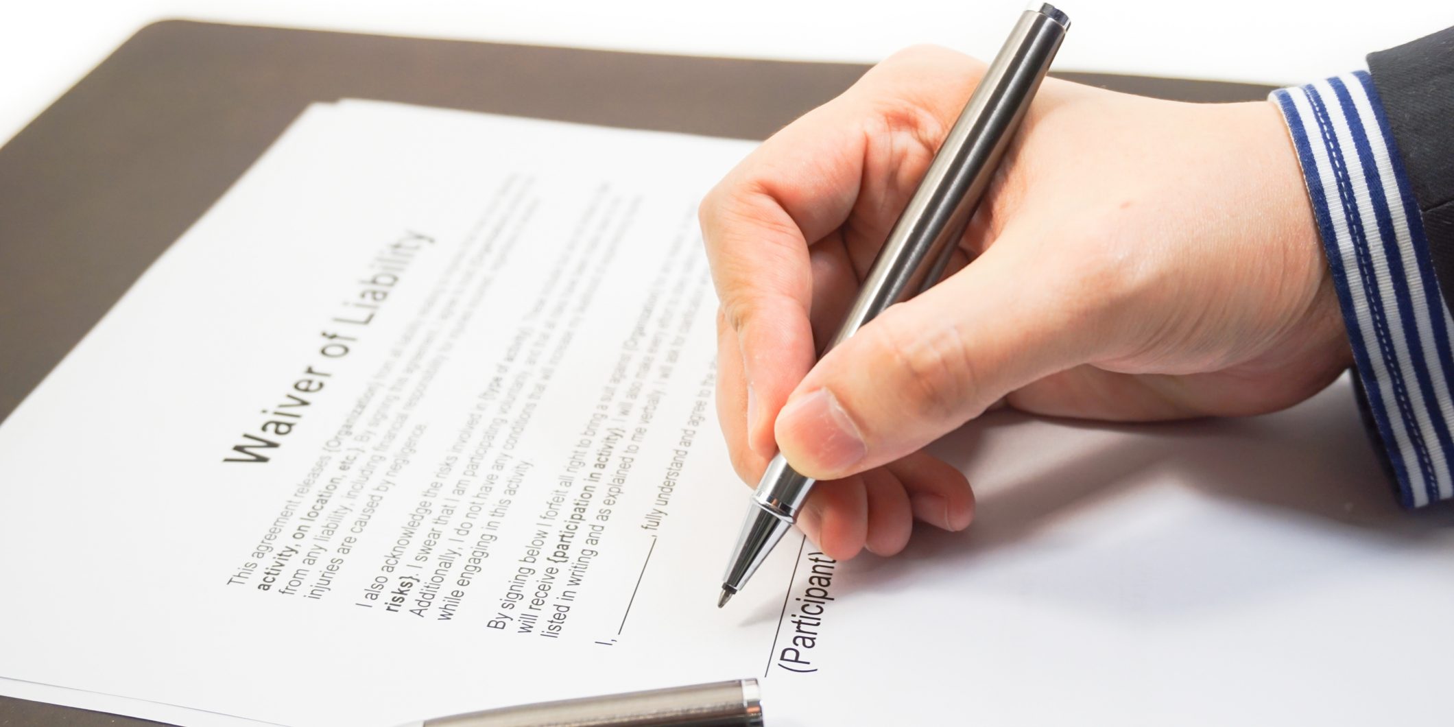 sign waiver sign waiver