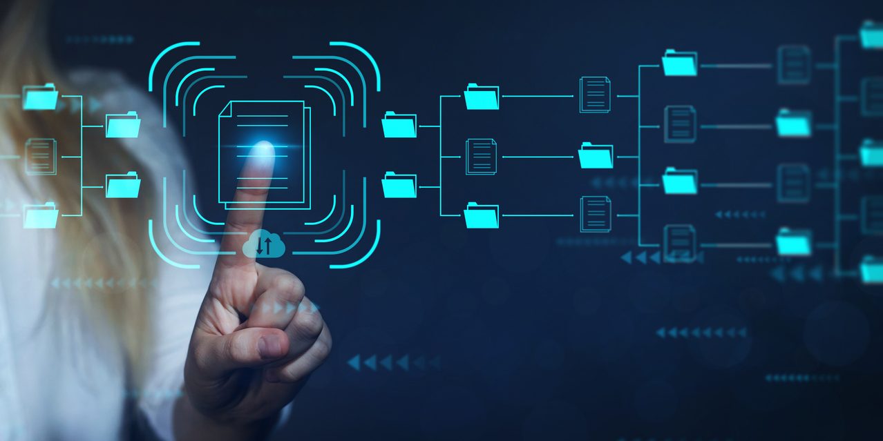 Document management system or DMS. Automation software to archiving and efficiently manage and information files. Knowledge and documentation corporate. Internet Technology Concept. Document management system or DMS. Automation software to archiving and efficiently manage and information files. Knowledge and documentation corporate. Internet Technology Concept